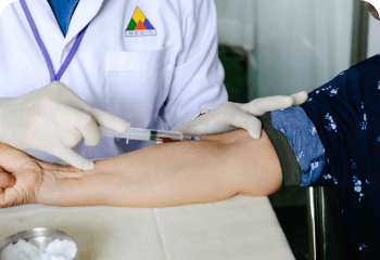 Laboratory scientist conducting disease detection tests